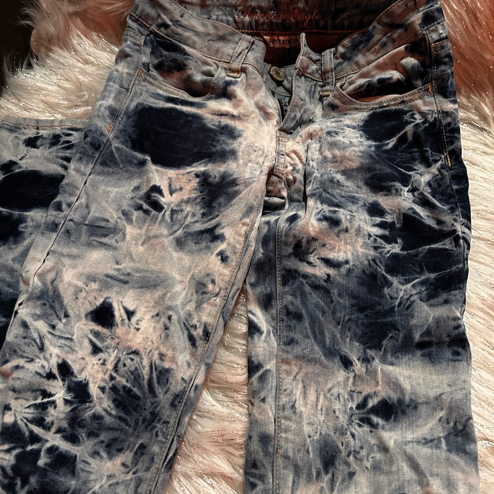 Stone Wash Denim Jeans